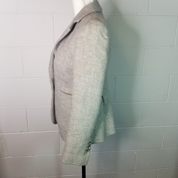 J Crew Collection Winterlude gray blazer new 4 - Picture 3 of 10